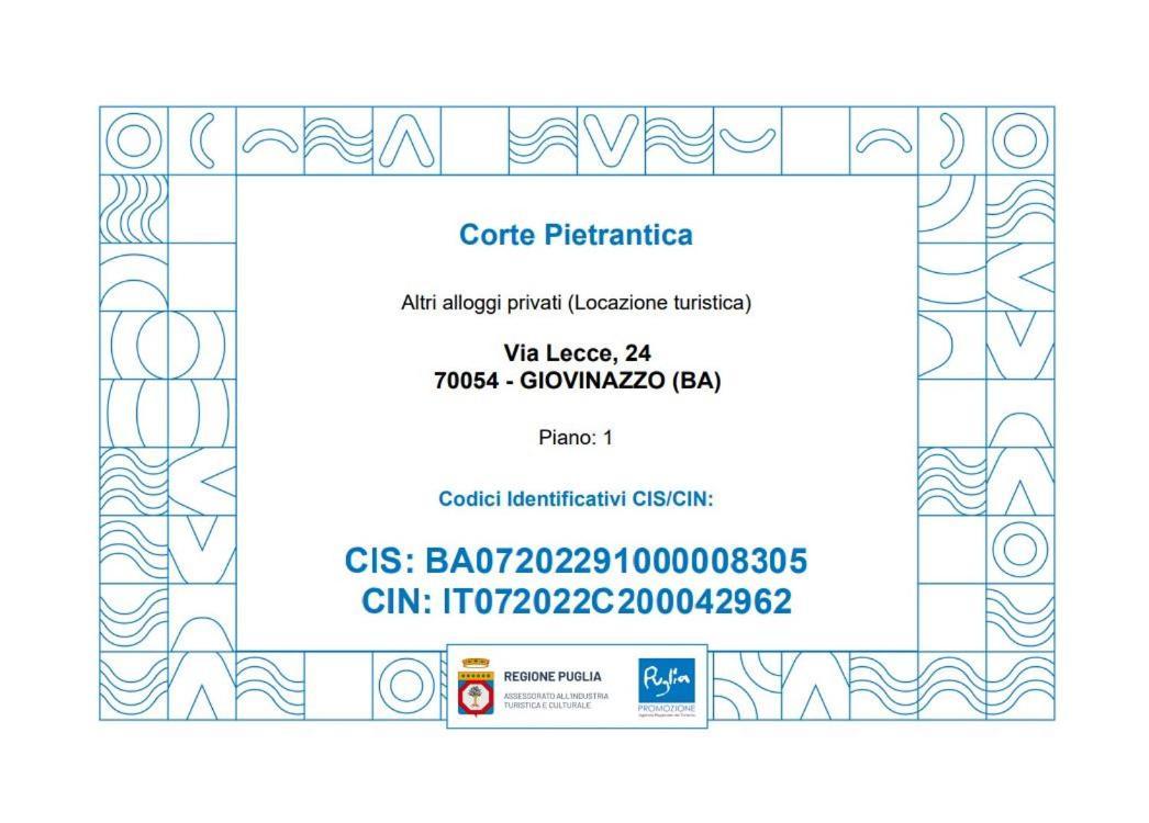Corte Pietrantica - Charming Rooms & Suites Giovinazzo Szoba fotó